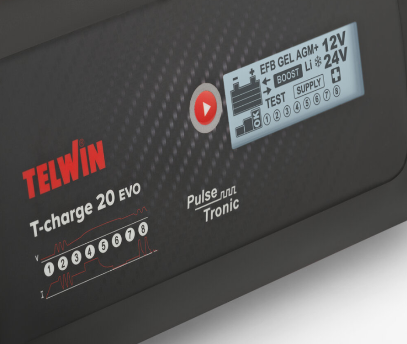 Telwin Batterieladegerät T-Charge 20 EVO 12/24V